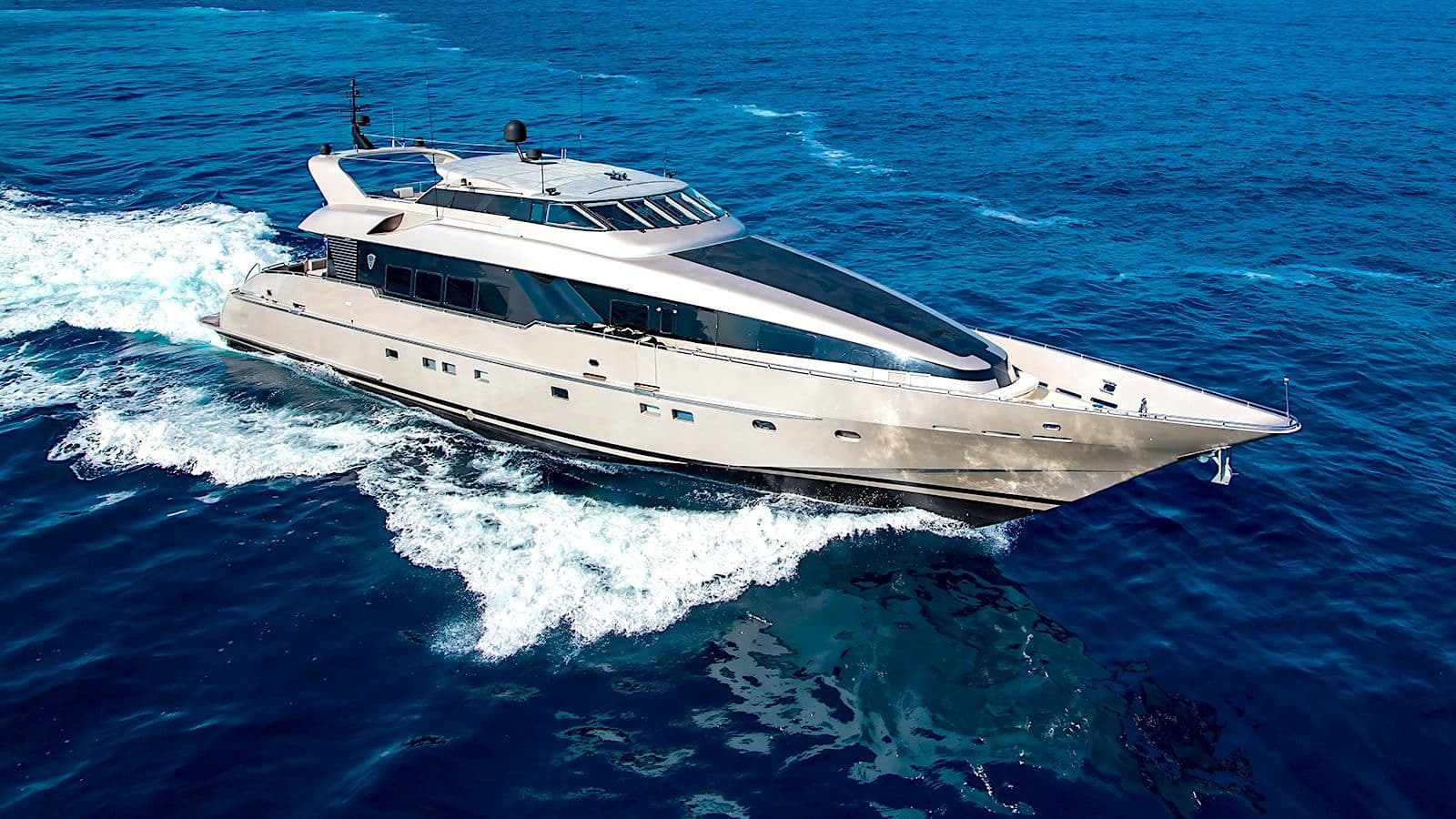 M/Y PANDION, a 37 metre Heesen motor yacht available for crewed charter in Greece