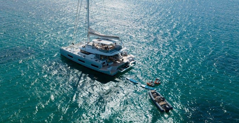 S/CAT LADY M, Lagoon 60, crewed yacht charter in Greek waters