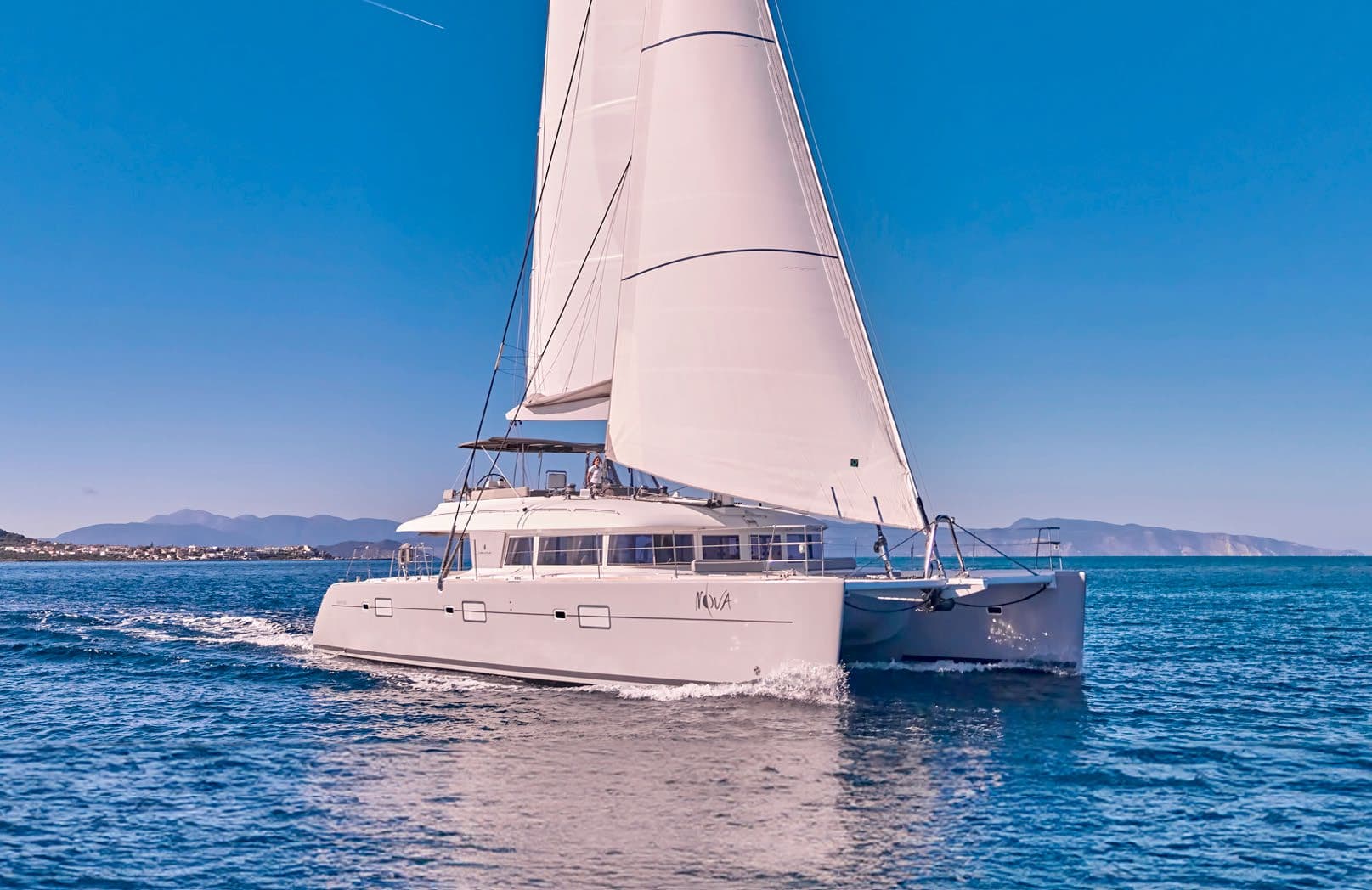 S/CAT NOVA, Lagoon 620, crewed yacht charter in Greek waters