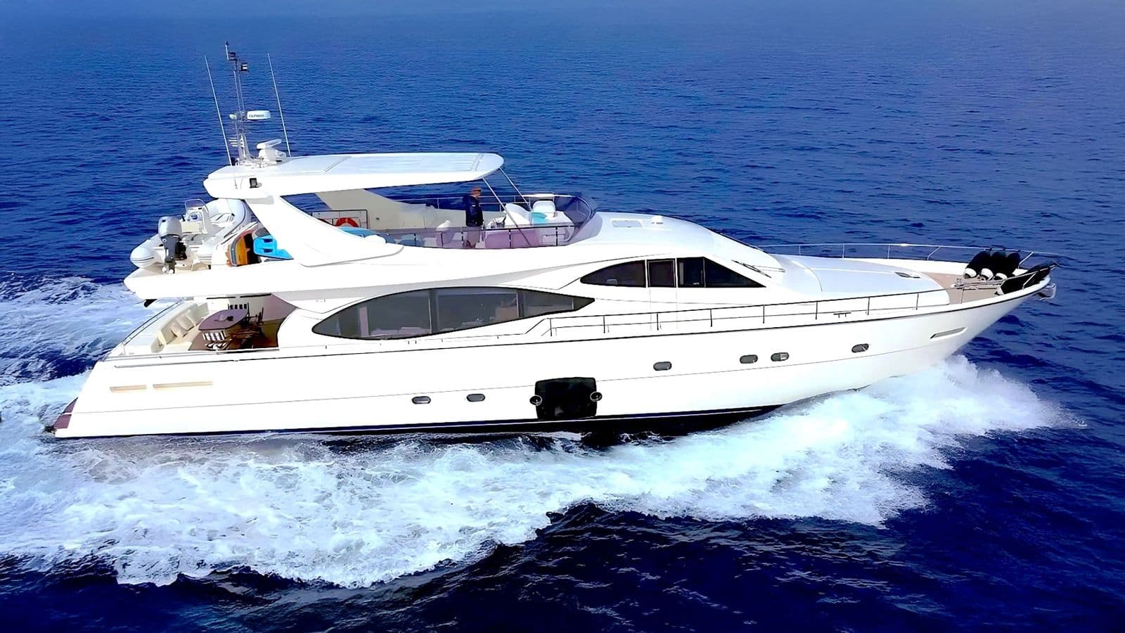 M/Y IRENE, a 24 metre Ferretti motor yacht available for crewed charter in Greece