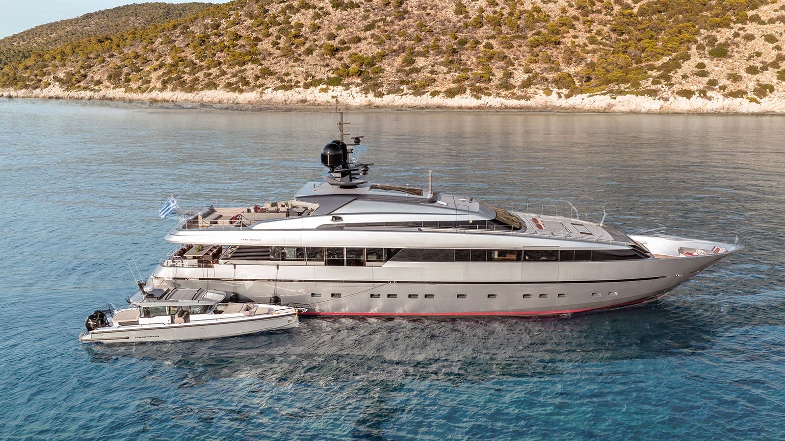 M/Y NAIA, a 38 metre Sanlorenzo motor yacht available for crewed charter in Greece