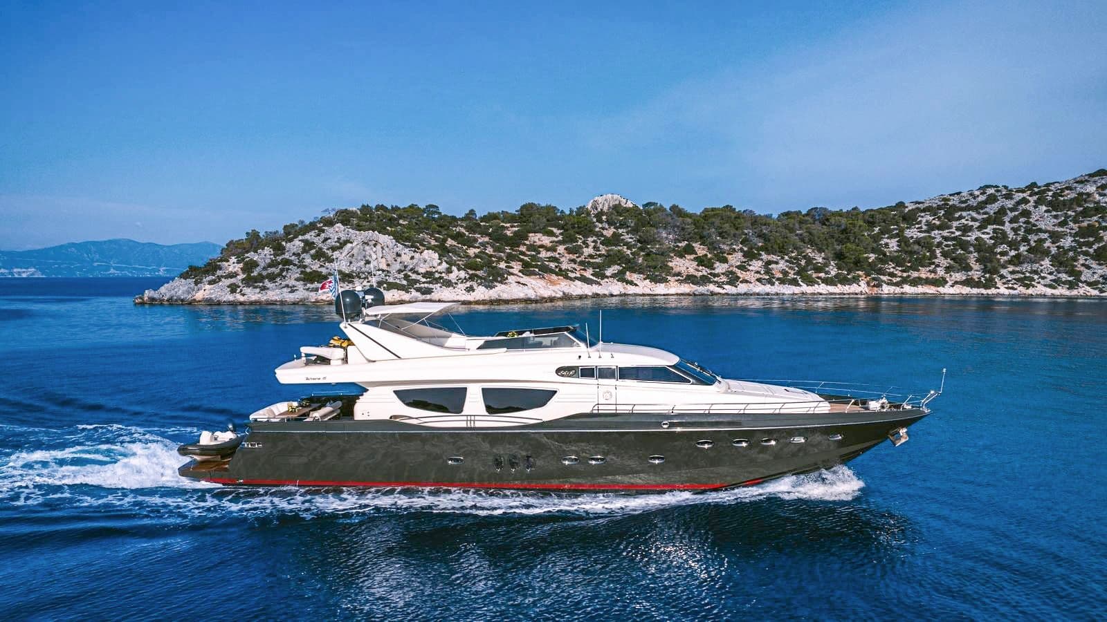 M/Y SEAS THE DAY, a 27 metre Posillipo motor yacht available for crewed charter in Greece