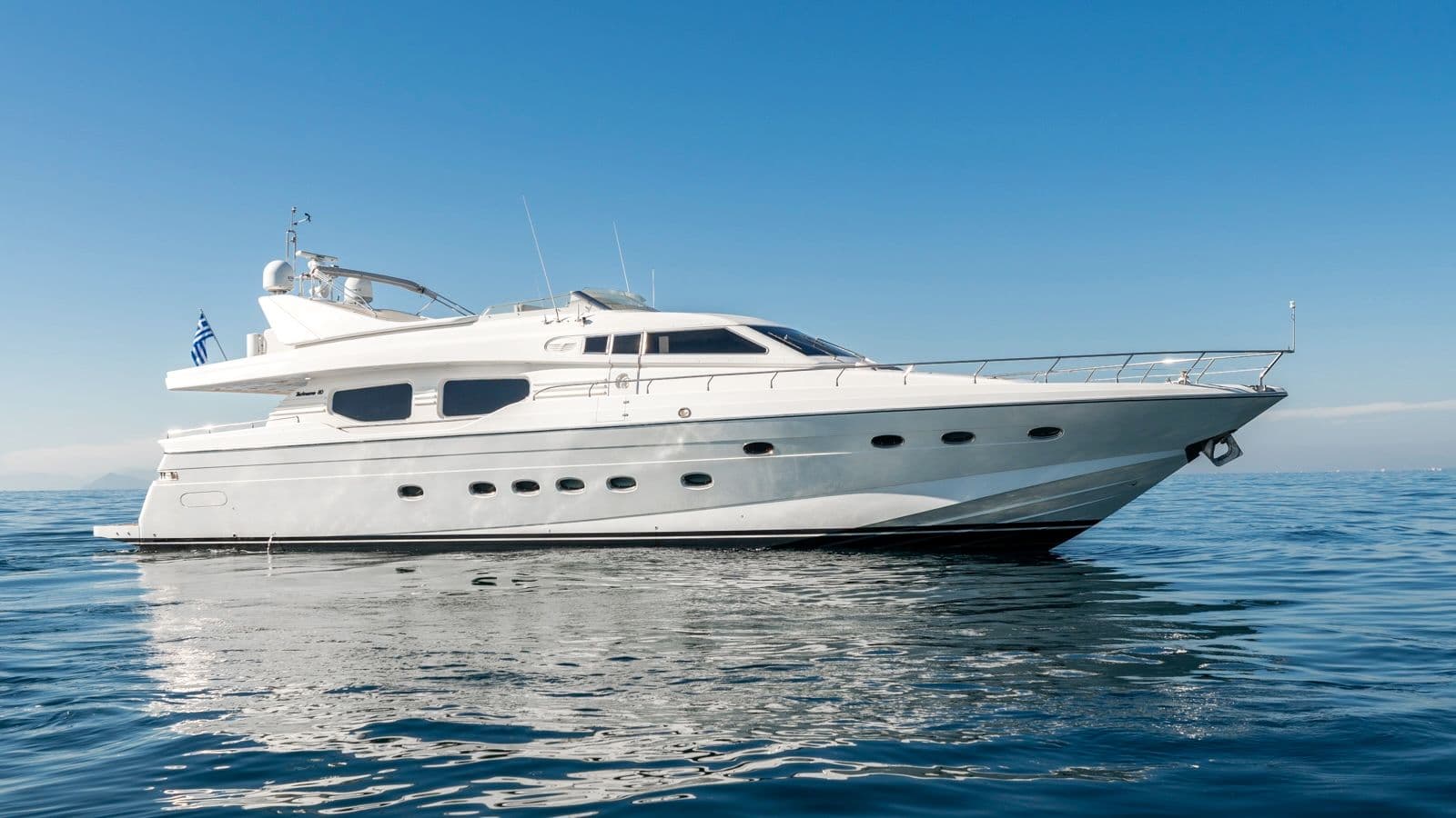 M/Y ALFA, a 24 metre Posillipo motor yacht available for crewed charter in Greece