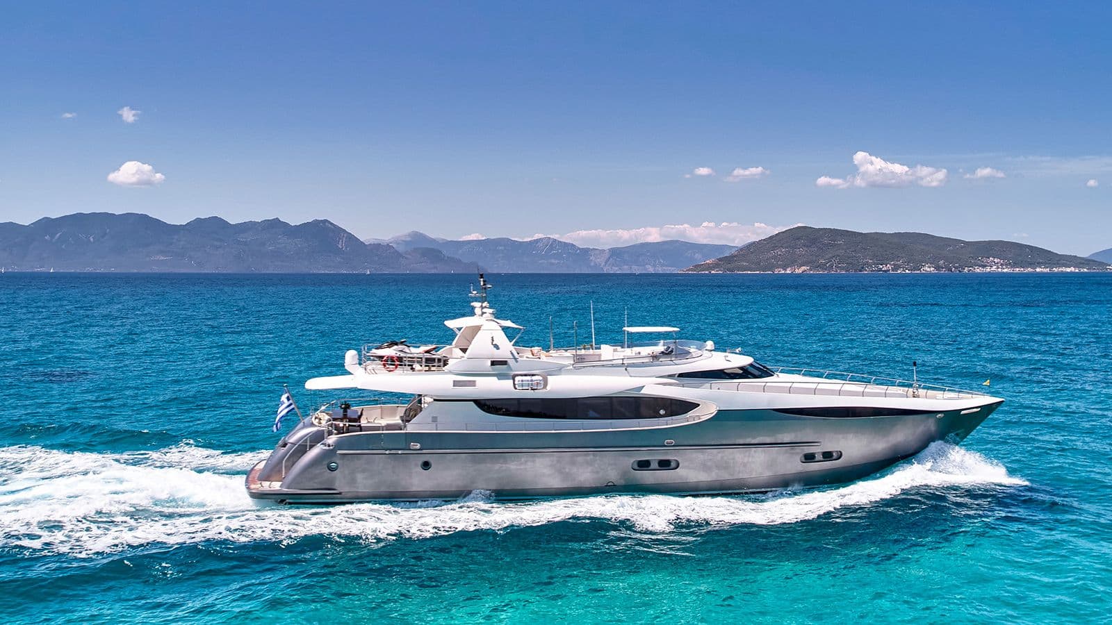 M/Y SANJANA, a 33 metre Notika Notika motor yacht available for crewed charter in Greece