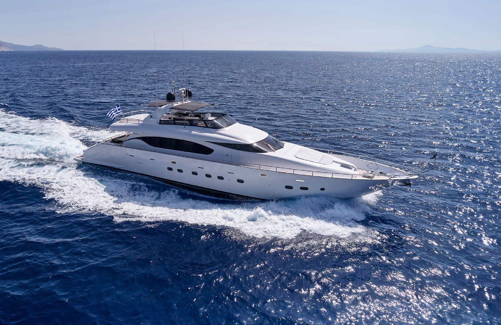 Maiora 86 motor yacht Irene's - 22-knot crewed charter Greece
