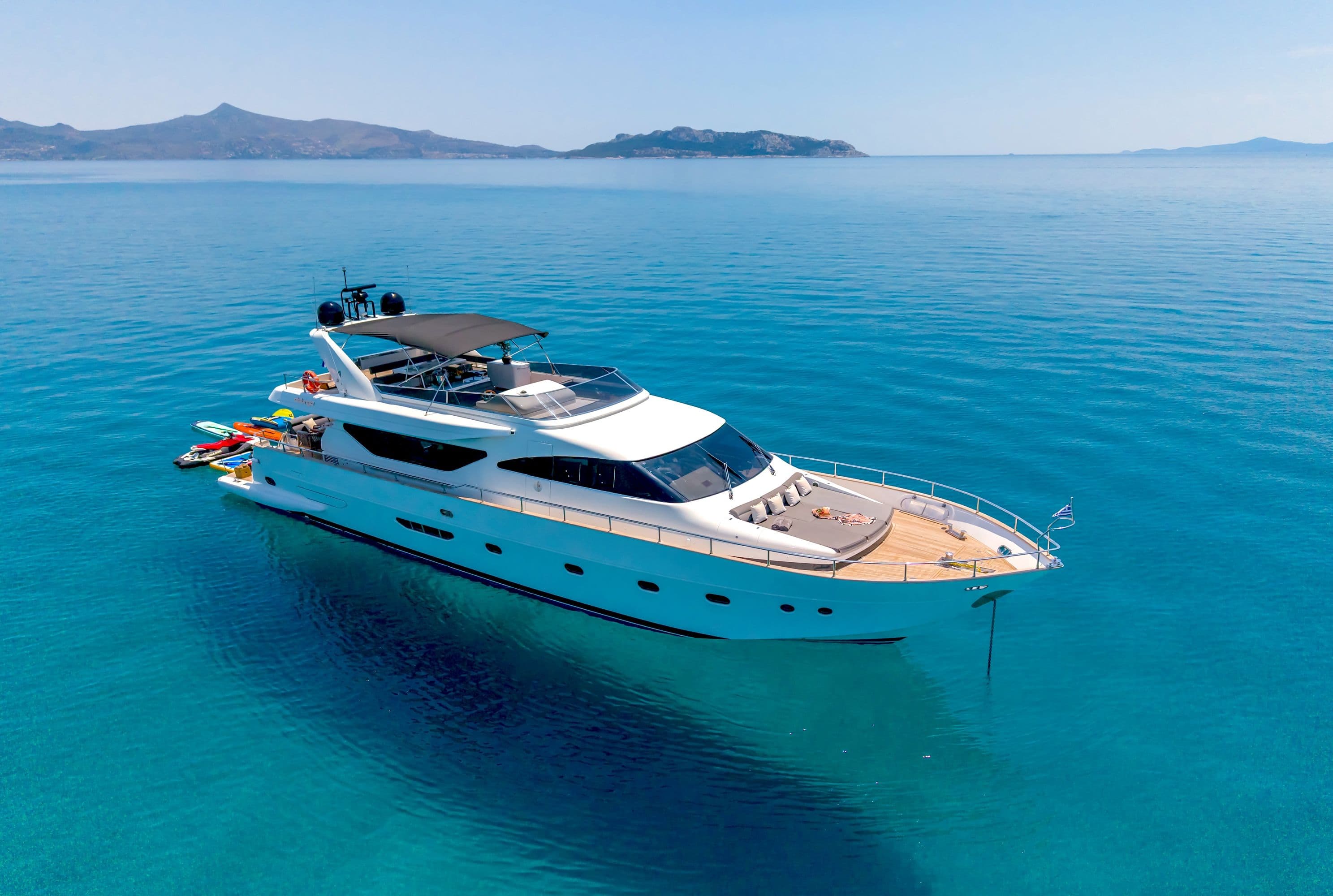 M/Y SALTY, a 24 metre Alalunga motor yacht available for crewed charter in Greece