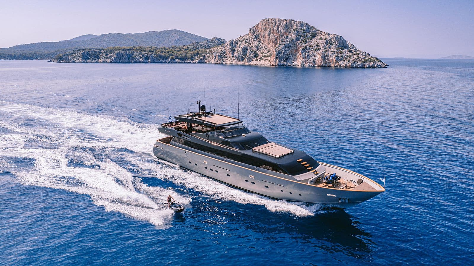 M/Y ISLANDER II, a 33 metre Baglietto motor yacht available for crewed charter in Greece